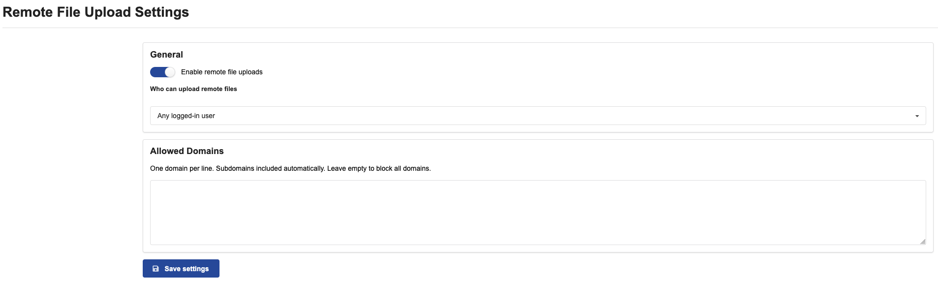 Remote files